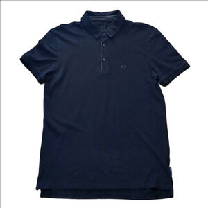 Armani Exchange - Black Polo - Size Medium